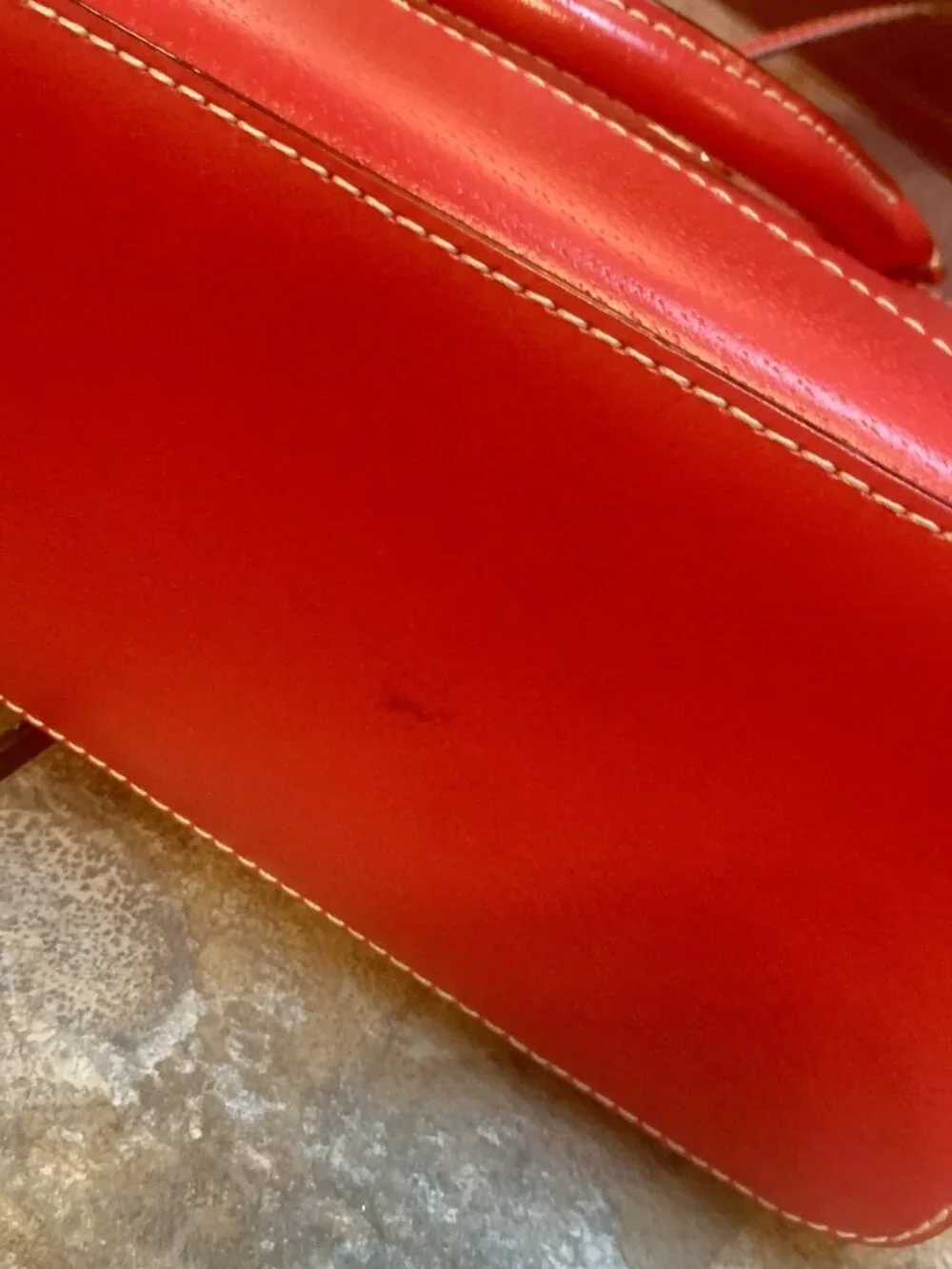KATE SPADE Wellesley Rachelle Red Leather Satchel Crossbody Bag